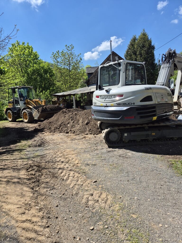 Erdarbeiten Abschluss